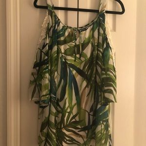 Cold shoulder blouse